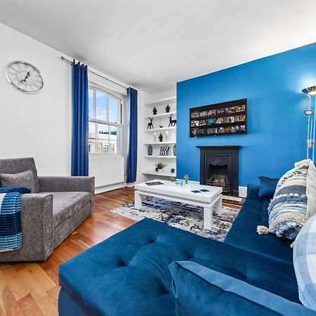 Balcony Blue Theme 1 Bedroom Central London Luxury Flat Near Hyde Park! Accommodates Up To 6! Double Sofa Bed And Next To Station! Exterior photo